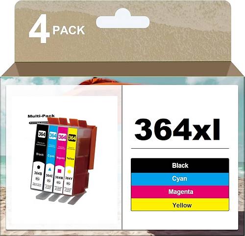 HP ΣΥΜΒΑΤΟ INK 364xl-BLACK*1  + 364xl-C*1 + 364xl-M*1 + 364xl-Y*1