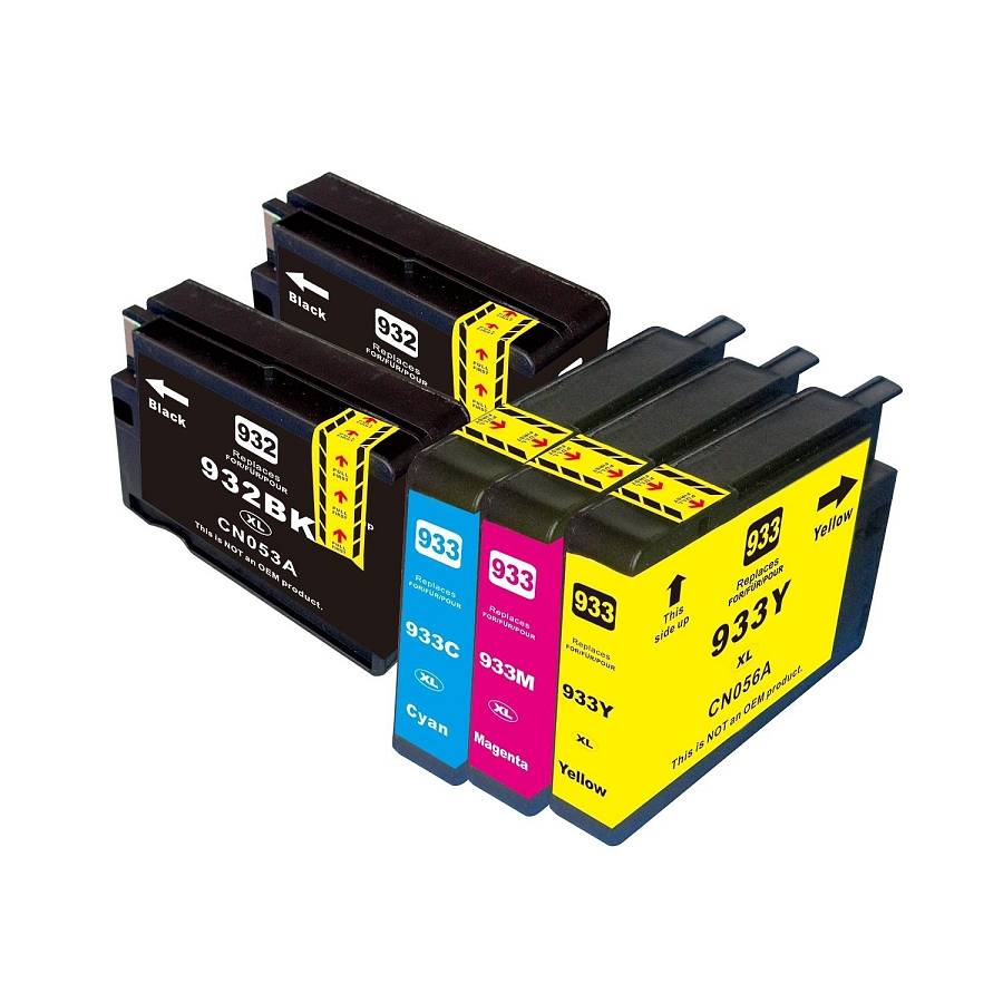 HP ΣΥΜΒΑΤΟ INK 932BLACK*2 + 933C*1 + 933M*1 + 933Y*1